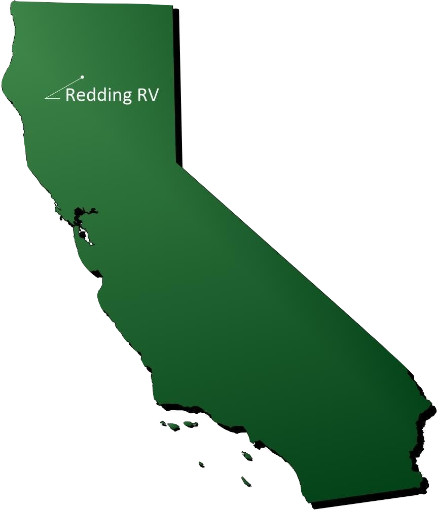 Redding on the mapp burned