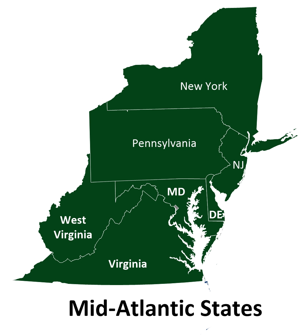 Mid Atlantic States