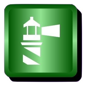 Lighthouse Symbol burned