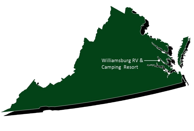Williamsburg on the map burned